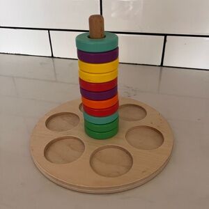 Lovevery flexible wooden stacker